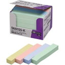 3M(スリーエム) ポスト・イット 強粘着 エコノパック ふせん 小 75×14mm パステルカラー 4色混色 5601SS-K 1パック(20冊)