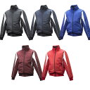 グラウンドコート フロントフルZIP(中綿) SSK BWG1008 レッド×ホワイト (2010) エンジ×ホワイト (2210) Dブルー×ホワイト (63...