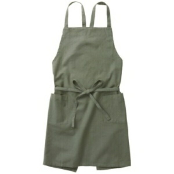 レップ　ソル　エプロン　カーキ　1着 676-1631