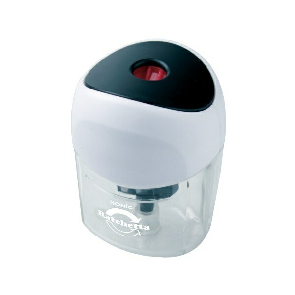 【ソニック】 鉛筆削り ラチェッタ ワン ハンディ鉛筆削り ブラック SK-8810-D