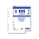 【レイメイ藤井】ノートリフィル 111徳用ノート A5 無地 ホワイト DAR4009W