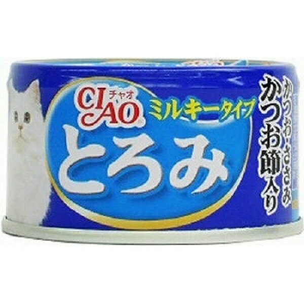 CIAO(チャオ) とろみミルキータイプ かつお・ささみ かつお節入り 80g A-113 1商品のみ