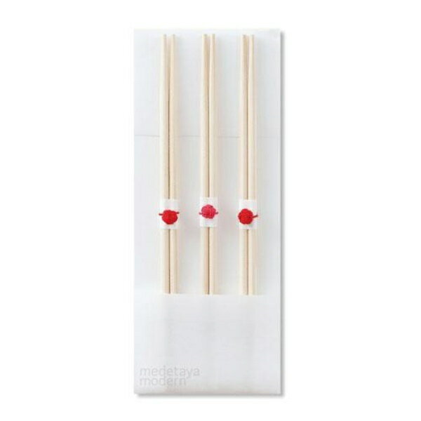 水引玉祝箸 3膳入レッド 714-958 33-00のサムネイル