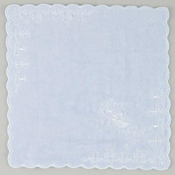 ウエッジウッド 婦人タオルハンカチ ジャスパースカイブルー 107-002 73-00