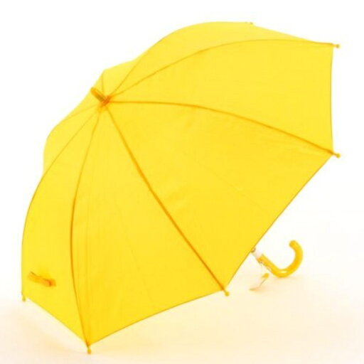 50cm 無地グラスジャンプ傘イエロー 557-016 52-00 50cm 無地グラスジャンプ傘イエロー 557-016 52-00