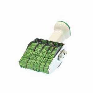 テクノタッチ回転印　欧文4号10連 TK-410