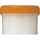 シンリョウ　SK軟膏容器　B型　12ml　オレンジ　1セット（200個） 565-4048
