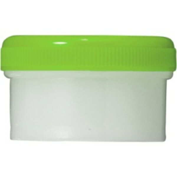 シンリョウ　SK軟膏容器　B型　24ml　黄緑　1セット（200個） 565-4147