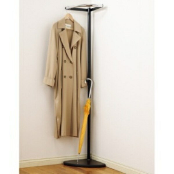 イワサキ コートハンガーコーナータイプ 幅450×奥行335×高さ1600mm TCH−N90 1台 059-5902