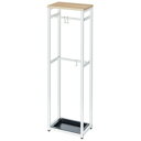 YAMAZEN アンブレラスタンド 幅300×奥行200×高さ1000mm ナチュラル/マットホワイト RUS−30(NA2/MWH) 1台 655...
