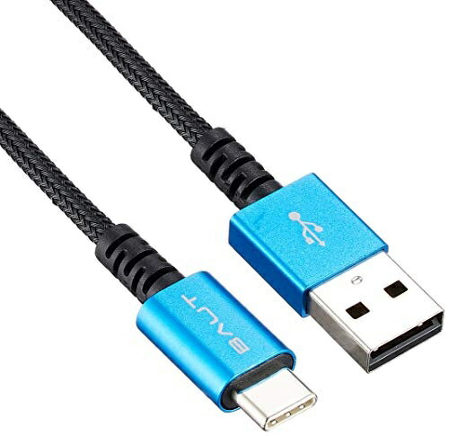 BAUT(バウト) PREMIUM Type-C/Type-A Cable 3A 1m BL BUSACAN100BL