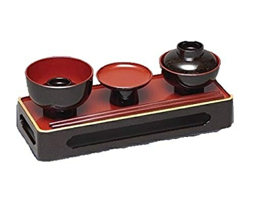 サンメニー 山中塗 毎日仏膳 金梨地 809838(3)