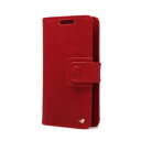 AEJEX　高級羊革スマートフォン(スマホ)用ケース　D3シリーズ　RED　AS-AJD3-RD