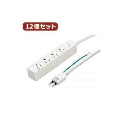 YAZAWA(ヤザワ) 12個セット 3Pマグネットタップ Y02JKP402WHX12