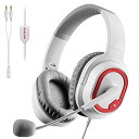 エレコム ゲーミングヘッドセット HS-G30 オーバーヘッド ホワイト HS-G30WH(2)