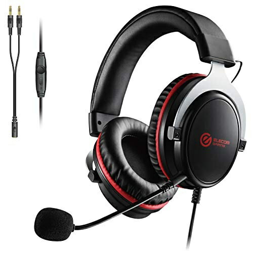 エレコム ゲーミングヘッドセット HS-G40 オーバーヘッド ブラック HS-G40BK