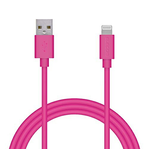 エレコム Lightning(ライトニング)ケーブル/スタンダード/1.0m/ピンク MPA-UAL10PN エレコム Lightning(ライトニング)ケーブル/スタンダード/1.0m/ピンク MPA-UAL10PN