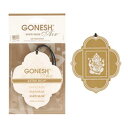 GONESH(ガーネッシュ) 吊り下げ型芳香剤 ペーパーエアフレッシュナー ホワイトムスク(シャボンの香り) 3個パック