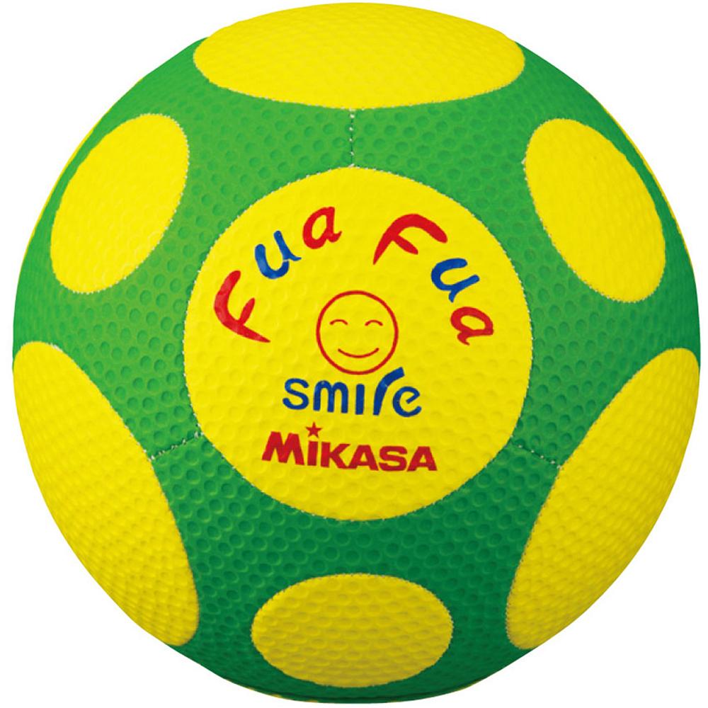 ミカサ(MIKASA) ジュニア サッカーボール 4号 ふぁふぁスマイルサッカー (小学生用) イエロー/グリーン..