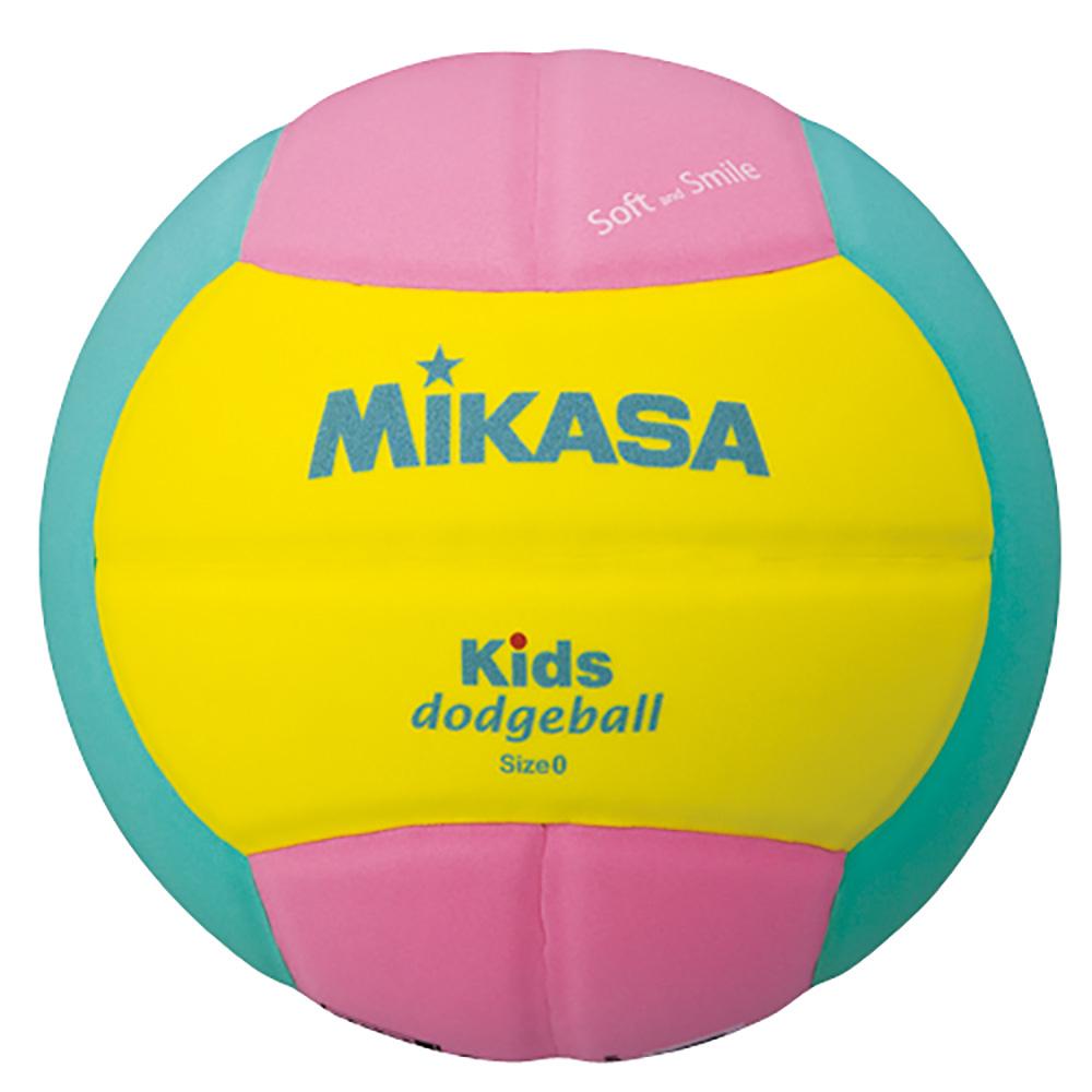 ミカサ(MIKASA) スマイルドッジボール 0号(幼児~小学生向け) 150g 黄/ピンク/緑 SD00-YP 推奨内圧0.10~0.15(kgf/?)