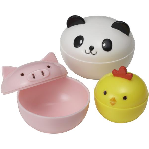 トルネ どんぶりアニマルカップ 3個入