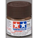 タミヤ アクリル ミニ X9 ブラウン TAM81509 プラスチックペイント アクリル
