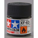 タミヤ アクリル ミニ XF63 ジャーマン グレー TAM81763 プラスチック ペイント アクリル 1 count (pack of 1)
