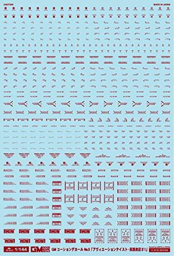 GM-015 1/144 GMコーションデカールNo.5「アヴィエーションテイスト・英語表記#1」レッド