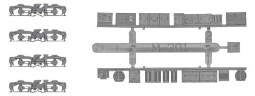 グリーンマックス Nゲージ 動力台車枠・床下機器セットA-37 (FS039+M-201) ダークグレー 1両分入 8523 鉄道模型用品