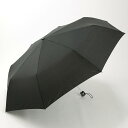 アテイン 紳士用 軽量楽々折畳傘 親骨65cm 黒 4054