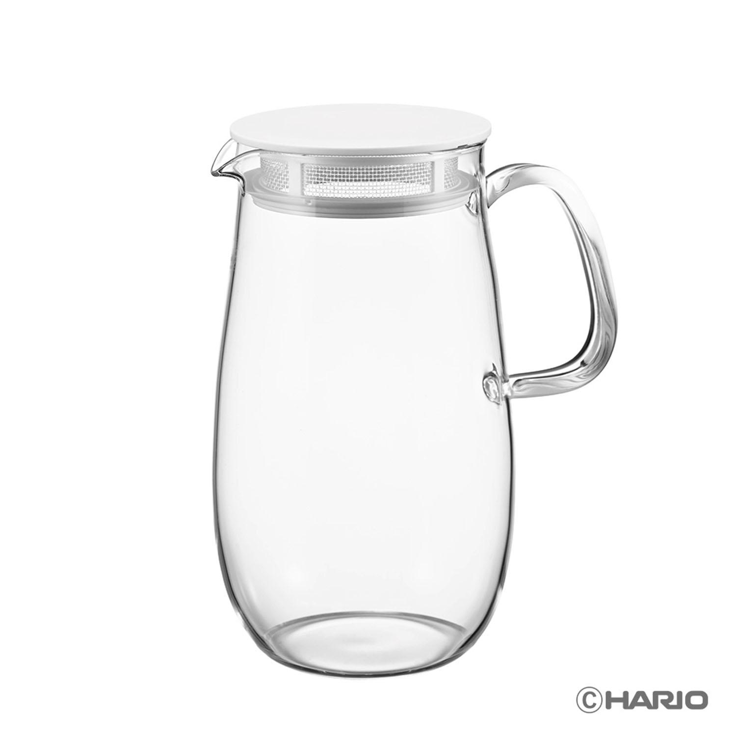 HARIO（ハリオ） レンジでかんたん 麦茶ポット むぎちゃん 1000mL 電子レンジ 食洗機対応 耐熱ガラス ..