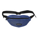 KiU キウ ダブルメッシュボディバッグ W-MESH BODY BAG 軽量 ショルダーバッグ バイカラー ポケット キーカラビナ 500mlペットボトル おしゃれ かわいい ユニセックス メンズ レディース 男女兼用 ブルー K453-901(4)