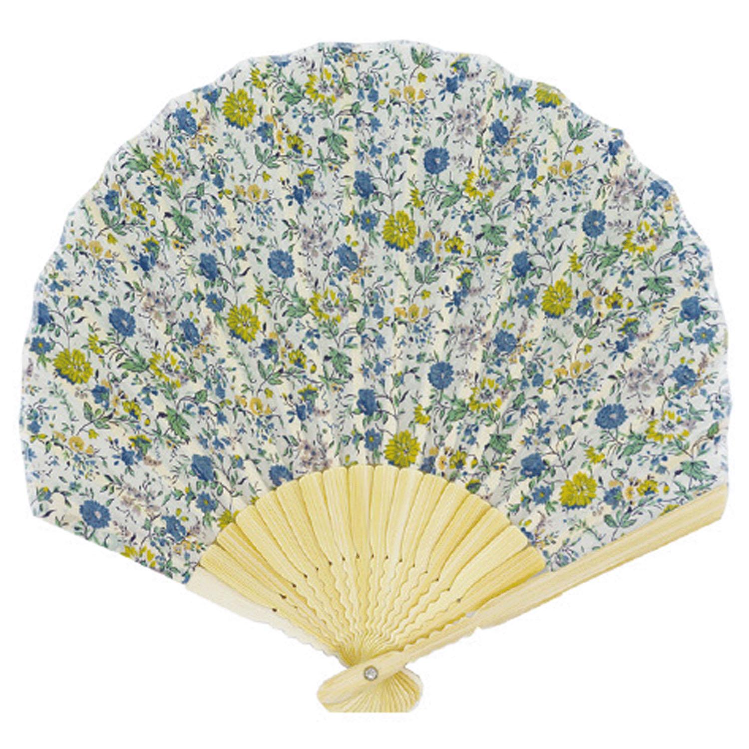 大西賢製販 シェル扇子・扇子袋セット ポプリ/ブルー サイズ:【扇子】約22cm 【扇子袋】約4.5×23cm SGF..