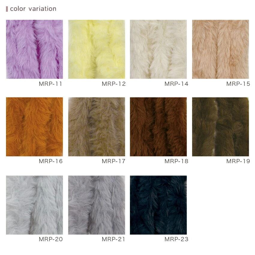 モール長毛20mm 1m 作り方QR付き MRP11~23 韓国トレンドアイテム! MRP-12