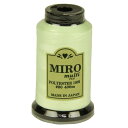 ミロ(MIRO) マルチ ミシン糸 家庭用 #80 400m巻 色番号75 細くて強い ロック糸 本縫い 兼用 日本製