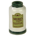 ミロ(MIRO) ウーリー ミシン糸 家庭用 110dtex 300m巻 白 ホワイト ポリエステル100% 熱や水に強い 日本製
