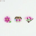 ひな祭りマグネットクリップ 桃の花