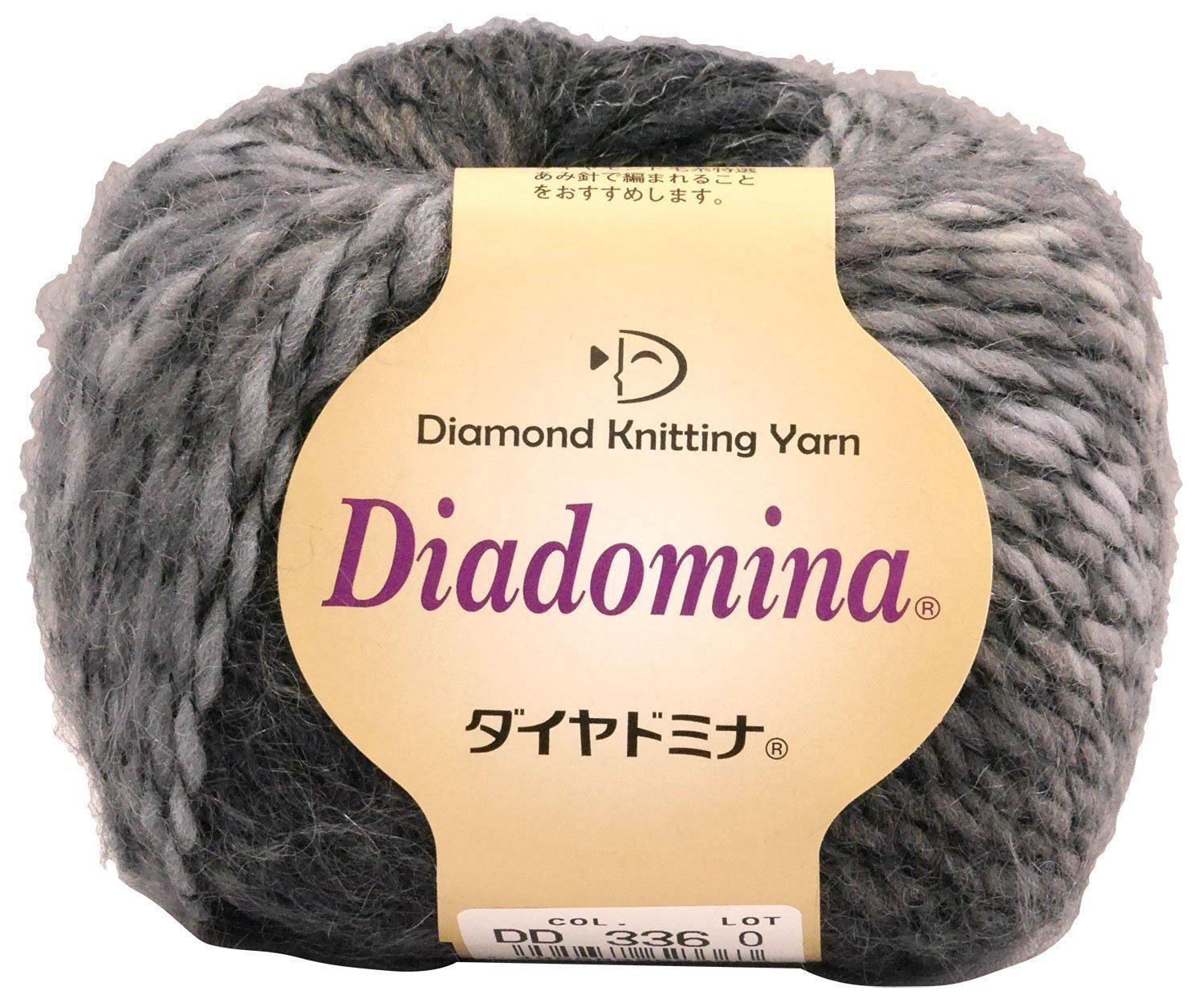 ダイヤ毛糸 ダイヤドミナ 毛糸 並太 Col.336 マルチ 系 40g 約112m