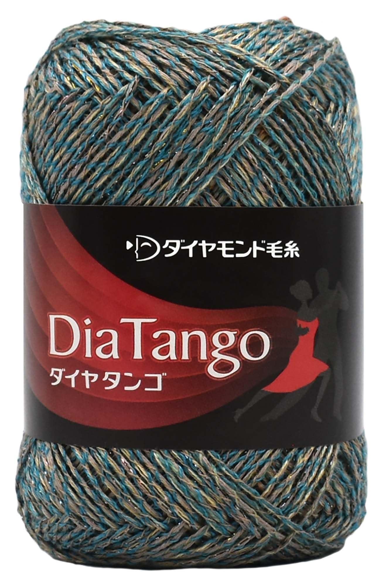 ダイヤモンド毛糸 手編み毛糸 ダイヤタンゴ 合太 COL. 3210 マルチ 系 30g玉巻 約123m