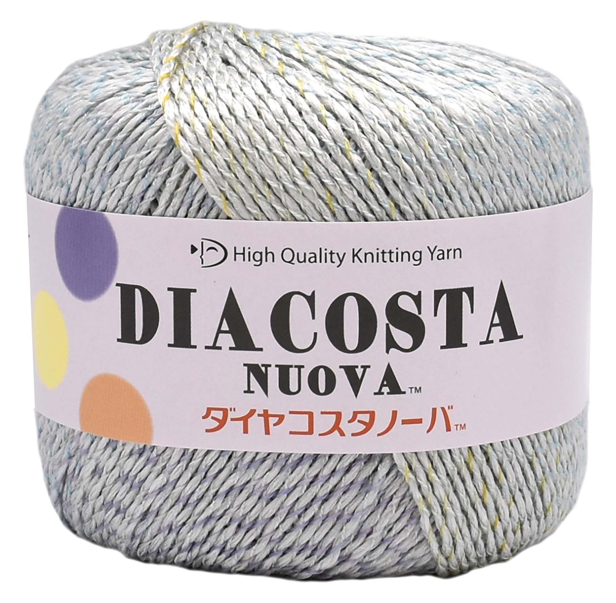 ダイヤモンド毛糸 手編み毛糸 ダイヤコスタノーバ 合太 COL. 739 マルチ 系 40g玉巻 約136m