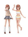 KADOKAWA PLASTIC MODEL SERIES 「とある科学の超電磁砲T」 御坂美琴 全高約163mm DX ver. 色分け済みプラスチックモデル