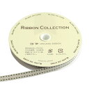 小西リボン リネンツーステッチ リボン 8mm×10m巻 グリーン KR3735-8-92
