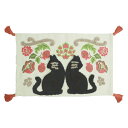 プリント&タフトマット ニャーベスク 約40×60cm(3)