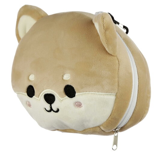 Relaxeazzz アイマスク付 もちもち ネックピロー 柴犬 かわいい ぬいぐるみ 一体型 アイマスク 日本正規品 Relaxeazzz アイマスク付 もちもち ネックピロー 柴犬 かわいい ぬいぐるみ 一体型 アイマスク 日本正規品