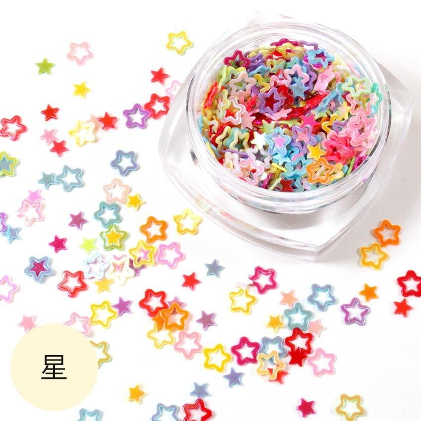 スパンコール 花 ハート 星 星