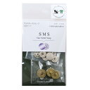 日本紐釦貿易(Nippon Chuko) NBK SUN METAL SNAP メタル風スナップ type1 15mm 3組入 イエローゴールド SMS15-Y...