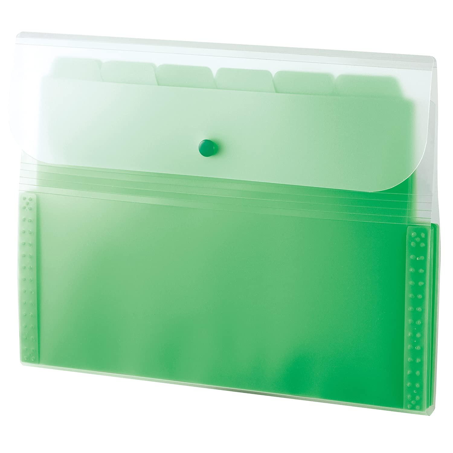 セキセイ ドキュメントファイル A4 13ポケット グリーン ACT-3912