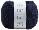 横田 DARUMA ギーク 毛糸 極太 col.4 ブラック×ブルー 30g 約70m 01-5710