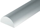 京商 エバーグリーン スケールモデル プラ棒 ハーフラウンド 幅1.5mm 5本入 模型用素材 70EG241