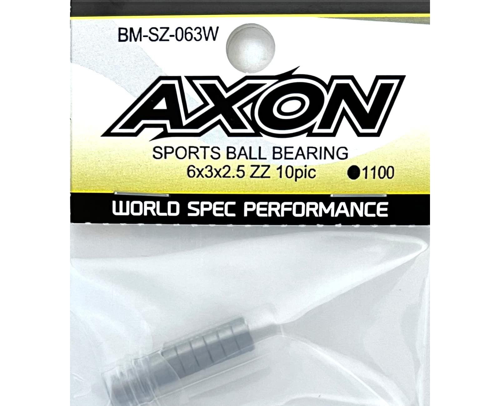 AXON SPORTS BALL BEARING 6x3x2.5 ZZ 10pic BM-SZ-063W